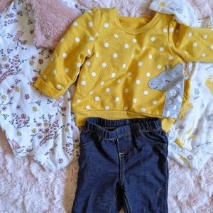 2 adorable layered outfits from Carter's